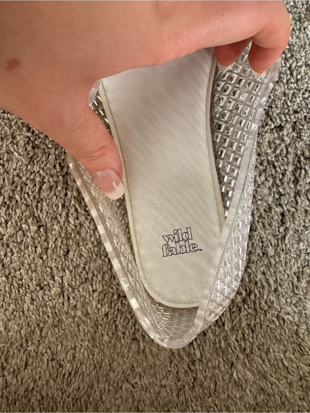 wild fable Clear Jelly Ballet Flats - Picture 3 of 5